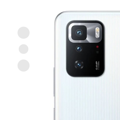 Гнучке захисне скло 0.18mm на камеру (тех.пак) для Xiaomi Redmi Note 10 Pro 5G / Poco X3 GT, Прозорий