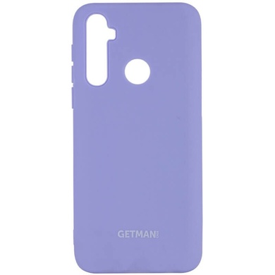 Чехол Silicone Cover GETMAN for Magnet для Samsung Galaxy A21, Сиреневый / Lilac