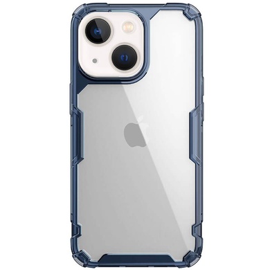 TPU чехол Nillkin Nature Pro Series для Apple iPhone 14 Plus (6.7") Синий (прозрачный)