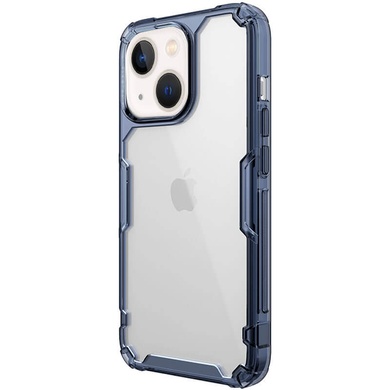 TPU чехол Nillkin Nature Pro Series для Apple iPhone 14 Plus (6.7") Синий (прозрачный)
