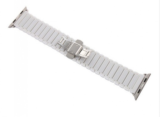 Ремінець Ceramic 1-Bead Design для Apple watch 42mm / 44mm, Белый