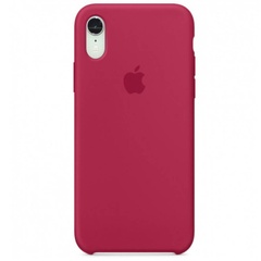 Чехол Silicone Case (AA) для Apple iPhone XR (6.1") Бордовый / Maroon