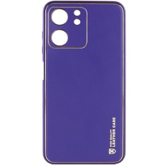 Кожаный чехол Xshield для Xiaomi Redmi 13C / Poco C65 Фиолетовый / Ultra Violet