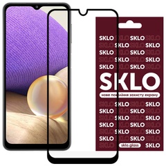 Защитное стекло SKLO 3D (full glue) для Samsung Galaxy A33 5G Черный