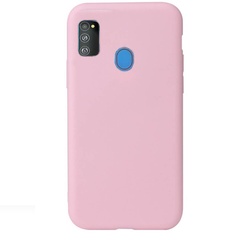 Силиконовый чехол Candy для Samsung Galaxy M30s / M21 Розовый