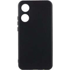 Чохол Silicone Cover Lakshmi Full Camera (A) для Oppo A58 4G, Чорний / Black