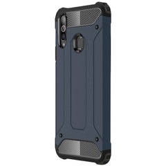 Бронированный противоударный TPU+PC чехол Immortal для Huawei P40 Lite E / Y7p (2020) Серый / Metal slate