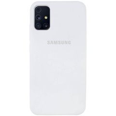 Чехол Silicone Cover Full Protective (AA) для Samsung Galaxy M31s Белый / White