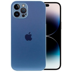 Чехол TPU+Glass Sapphire matte case для Apple iPhone 12 Pro (6.1") Sierra Blue