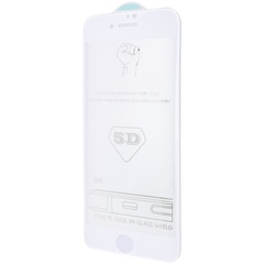 Захисне скло 5D Hard (full glue) (тех.пак) для Apple iPhone 7 / 8 / SE (2020) (4.7 "), Белый