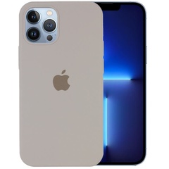 Чехол Silicone Case Full Protective (AA) для Apple iPhone 13 Pro Max (6.7") Серый / Stone
