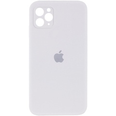 Чехол Silicone Case Square Full Camera Protective (AA) для Apple iPhone 11 Pro Max (6.5") Белый / White