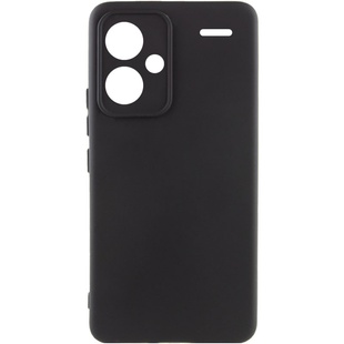 Чехол Silicone Cover Lakshmi Full Camera (A) для Xiaomi Redmi Note 13 Pro+ Черный / Black