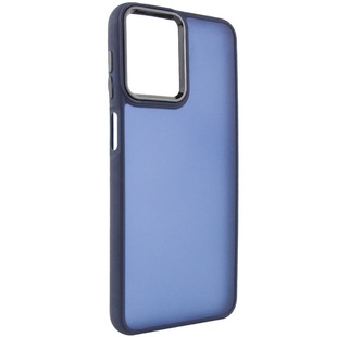 Чехол TPU+PC Lyon Frosted для Motorola Moto E13 Navy Blue