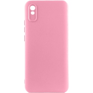 Чохол Silicone Cover Lakshmi Full Camera (A) для Xiaomi Redmi 9A, Рожевий / Pink