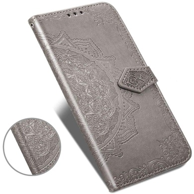 Кожаный чехол (книжка) Art Case с визитницей для Huawei Mate 10 Lite Серый