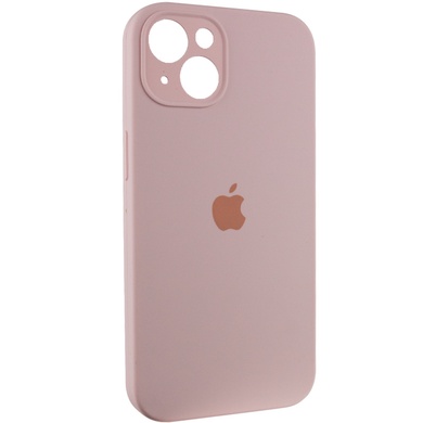 Чехол Silicone Case Full Camera Protective (AA) для Apple iPhone 13 (6.1") Розовый / Chalk Pink