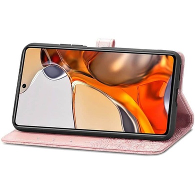 Кожаный чехол (книжка) Art Case с визитницей для Xiaomi 11T / 11T Pro Розовый