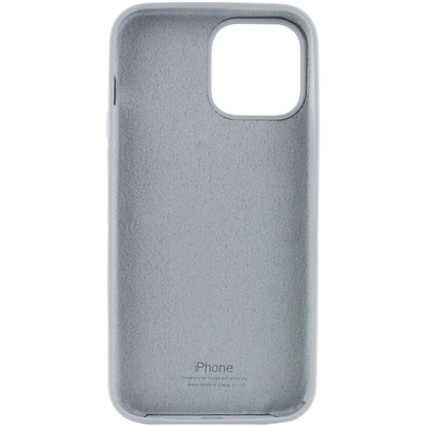 Чехол Silicone Case Full Protective (AA) для Apple iPhone 13 Pro Max (6.7") Серый / Mist Blue