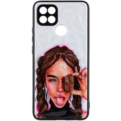 TPU+PC чохол Prisma Ladies для Oppo A15s / A15, Chocolate