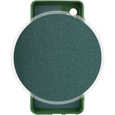 Чохол Silicone Cover Lakshmi Full Camera (A) для Samsung Galaxy A24 4G, Зелений / Dark Green