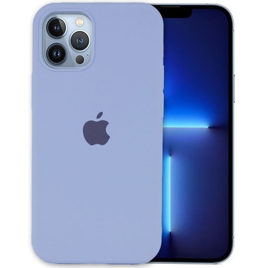 Чохол Silicone Case Full Protective (AA) для Apple iPhone 13 Pro Max (6.7 "), Голубой / Lilac Blue