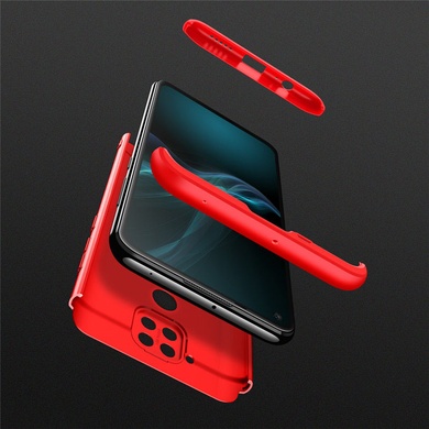 Пластиковая накладка GKK LikGus 360 градусов (opp) для Xiaomi Redmi Note 9 / Redmi 10X Красный