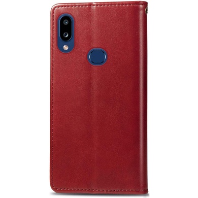 Кожаный чехол книжка GETMAN Gallant (PU) для Samsung Galaxy A10s Красный