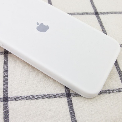 Чохол Silicone Case Square Full Camera Protective (AA) для Apple iPhone 11 Pro Max (6.5 "), Білий / White