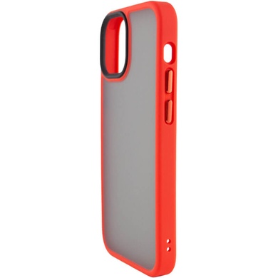 TPU+PC чехол Metal Buttons для Apple iPhone 13 mini (5.4") Красный
