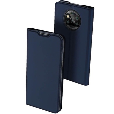 Чехол-книжка Dux Ducis с карманом для визиток для Xiaomi Poco X3 NFC / Poco X3 Pro Синий