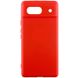 Чехол Silicone Cover Lakshmi (A) для Google Pixel 7a Красный / Red