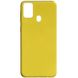 Силиконовый чехол Candy для Samsung Galaxy M21s Желтый