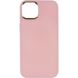 TPU чохол Bonbon Metal Style для Apple iPhone 12 Pro Max (6.7"), Рожевий / Light pink