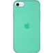 Чехол Silicone Case Full Protective (AA) для Apple iPhone SE (2020) Зеленый / Spearmint