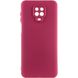 Чохол Silicone Cover Lakshmi Full Camera (A) для Xiaomi Redmi Note 9s / Note 9 Pro / Note 9 Pro Max, Бордовый / Marsala