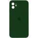 Чехол Silicone Case Square Full Camera Protective (AA) для Apple iPhone 11 (6.1") Зеленый / Army green