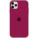Чохол Silicone Case Full Protective (AA) для Apple iPhone 11 Pro Max (6.5"), Бордовый / Maroon