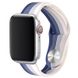 Силиконовый ремешок Rainbow для Apple watch 42mm / 44mm Синий / Серый