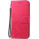 Кожаный чехол (книжка) Four-leaf Clover с визитницей для Samsung Galaxy A70s, Розовый