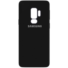 Чехол Silicone Cover My Color Full Camera (A) для Samsung Galaxy S9+ Черный / Black