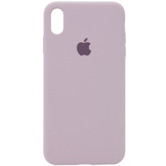 Чохол Silicone Case Full Protective (AA) для Apple iPhone X (5.8 ") / XS (5.8"), Сірий / Lavender