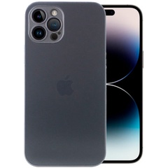 Чохол TPU+Glass Sapphire matte case для Apple iPhone 14 Pro Max (6.7"), Graphite Black