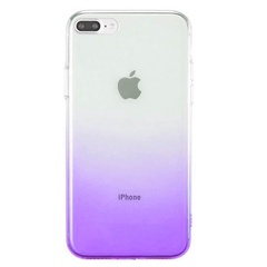 TPU+PC Ombre для Apple iPhone 7 plus / 8 plus (5.5"), Фиолетовый