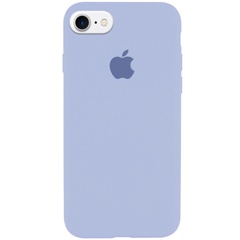 Чохол Silicone Case Full Protective (AA) для Apple iPhone 6/6s (4.7 "), Голубой / Lilac Blue