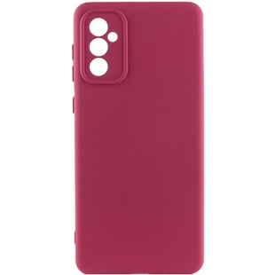 Чехол Silicone Cover Lakshmi Full Camera (A) для Samsung Galaxy A35 Бордовый / Marsala