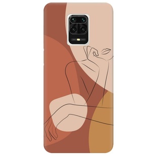 Силіконовий чохол Line Art для Xiaomi Redmi Note 9s / Note 9 Pro / Note 9 Pro Max, Body