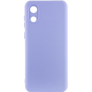 Чехол Silicone Cover Lakshmi Full Camera (A) для Samsung Galaxy A03 Core Сиреневый / Dasheen