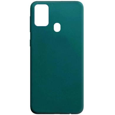 Силіконовий чохол Candy для Samsung Galaxy M21s, Зеленый / Forest green