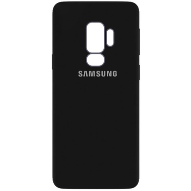 Чохол Silicone Cover My Color Full Camera (A) для Samsung Galaxy S9+, Чорний / Black